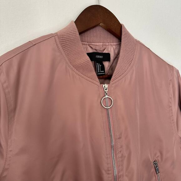 Forever 21 Mauvy Pink Bomber Jacket - Picture 4 of 13